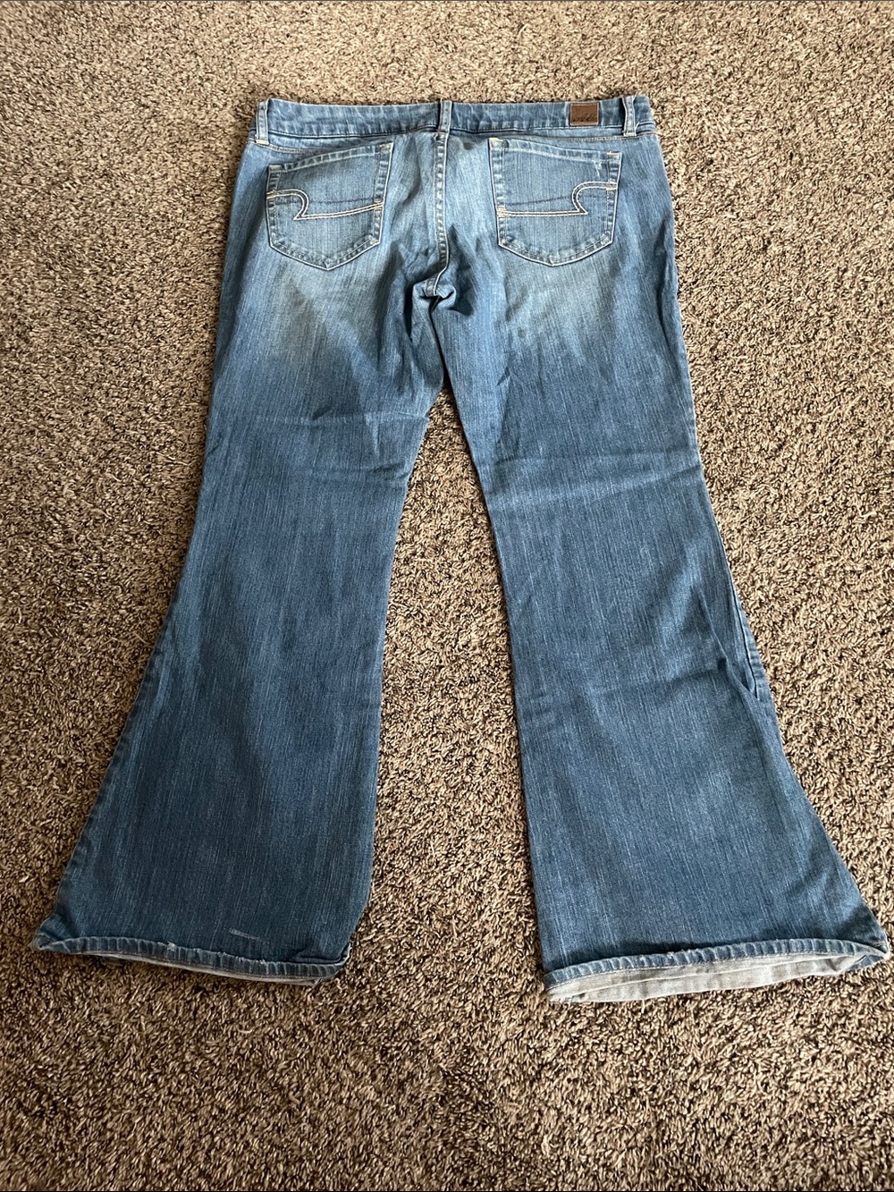 American Eagle Outfitters Medium Blue Flare Jeans